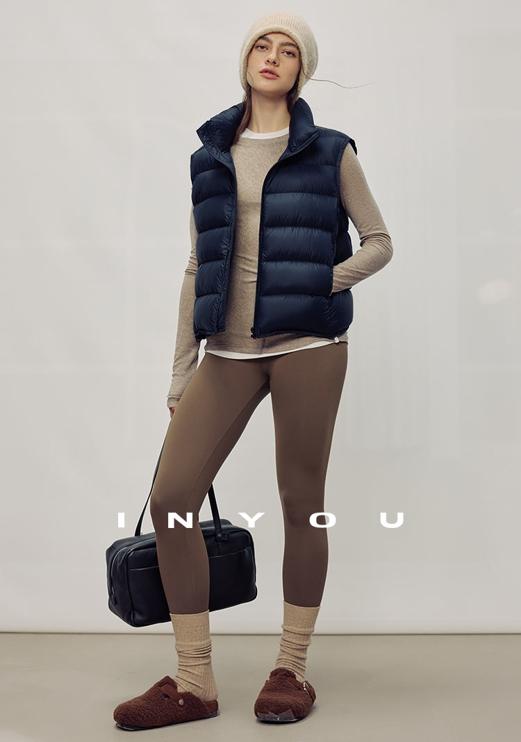 Stand-Collar Down Vest_BDHL7987