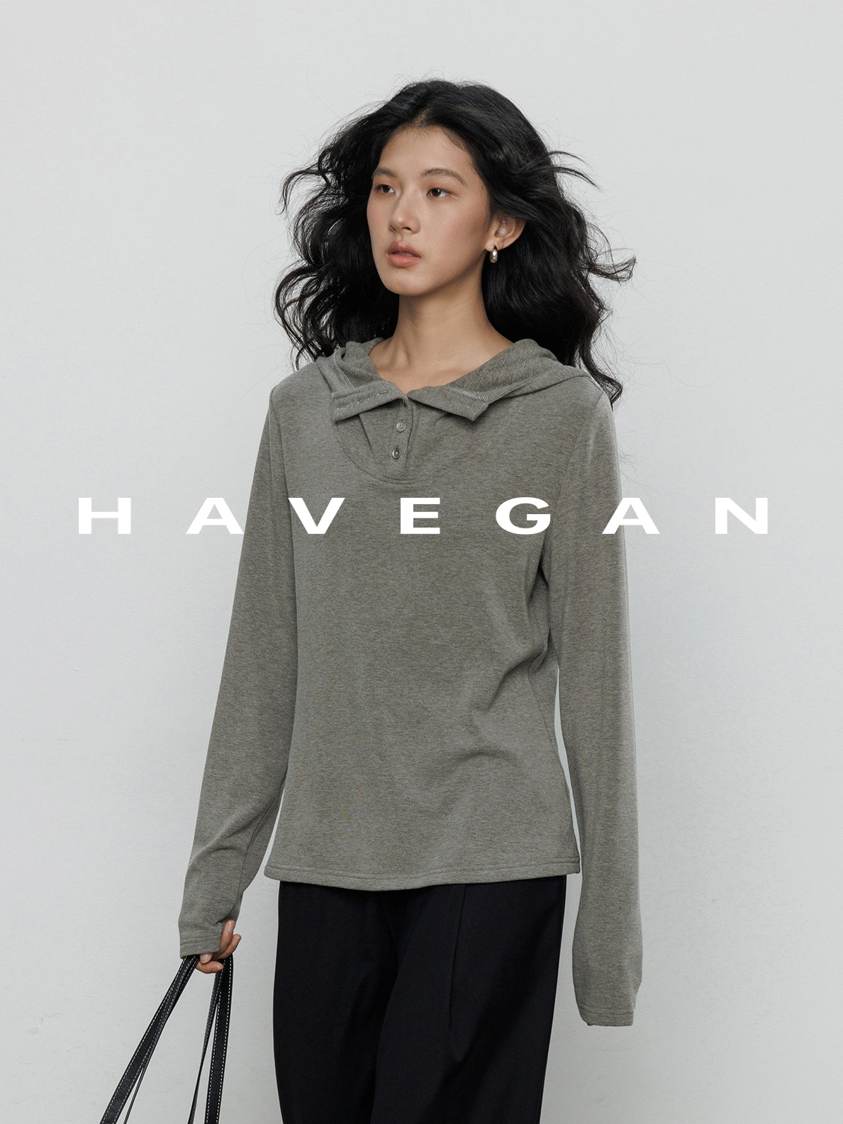 連帽長袖針織衫_BDHL7898