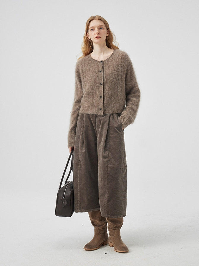 Corduroy Wide Cropped Pants_BDHL8116