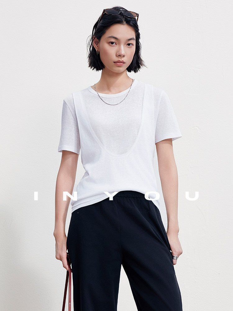 Layered Short-Sleeve Top Set_BDHL8392