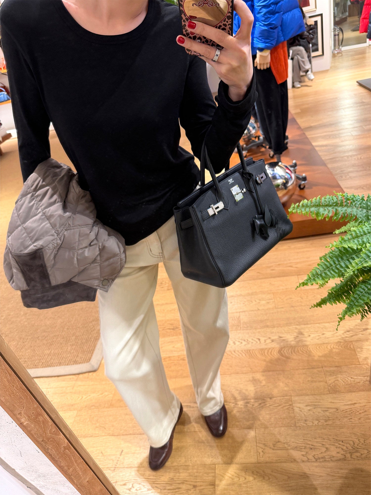 Slim-Fit Long-Sleeved Tops_BDHL8045