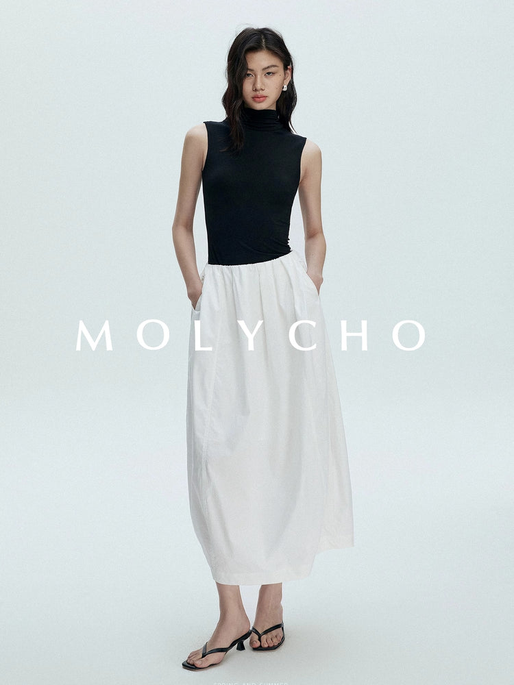 Flower Bad Long Skirt_BDHL7386