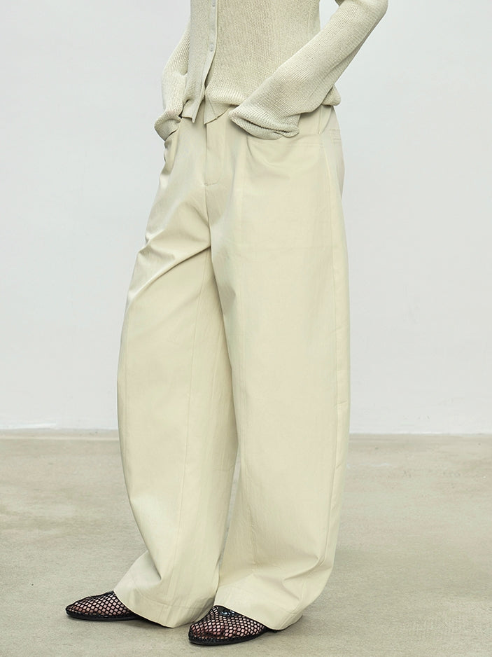 Simple Design Wide Pants_BDHL7103