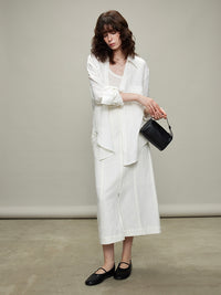 Thin Long-Sleeved Shirts & Wide Pants_BDHL6329