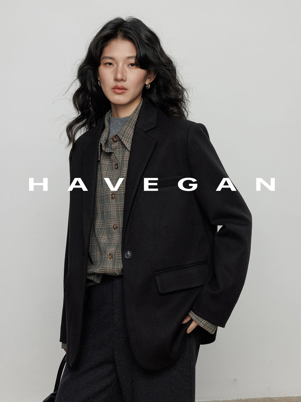 抓絨西裝外套_BDHL7969