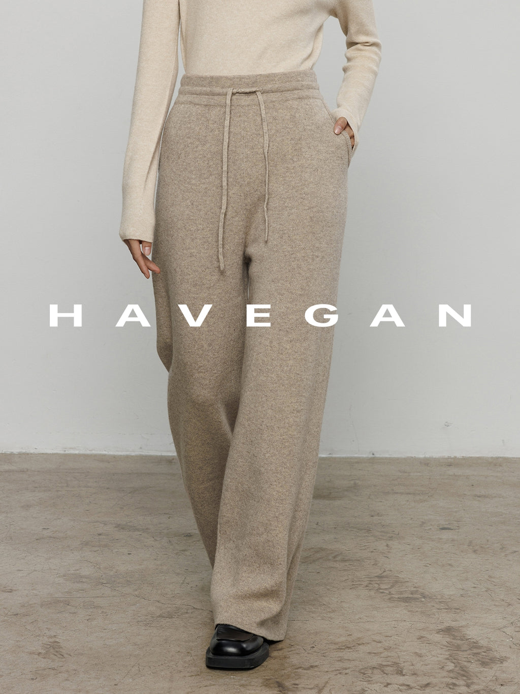 高腰磨毛運動褲_BDHL7964