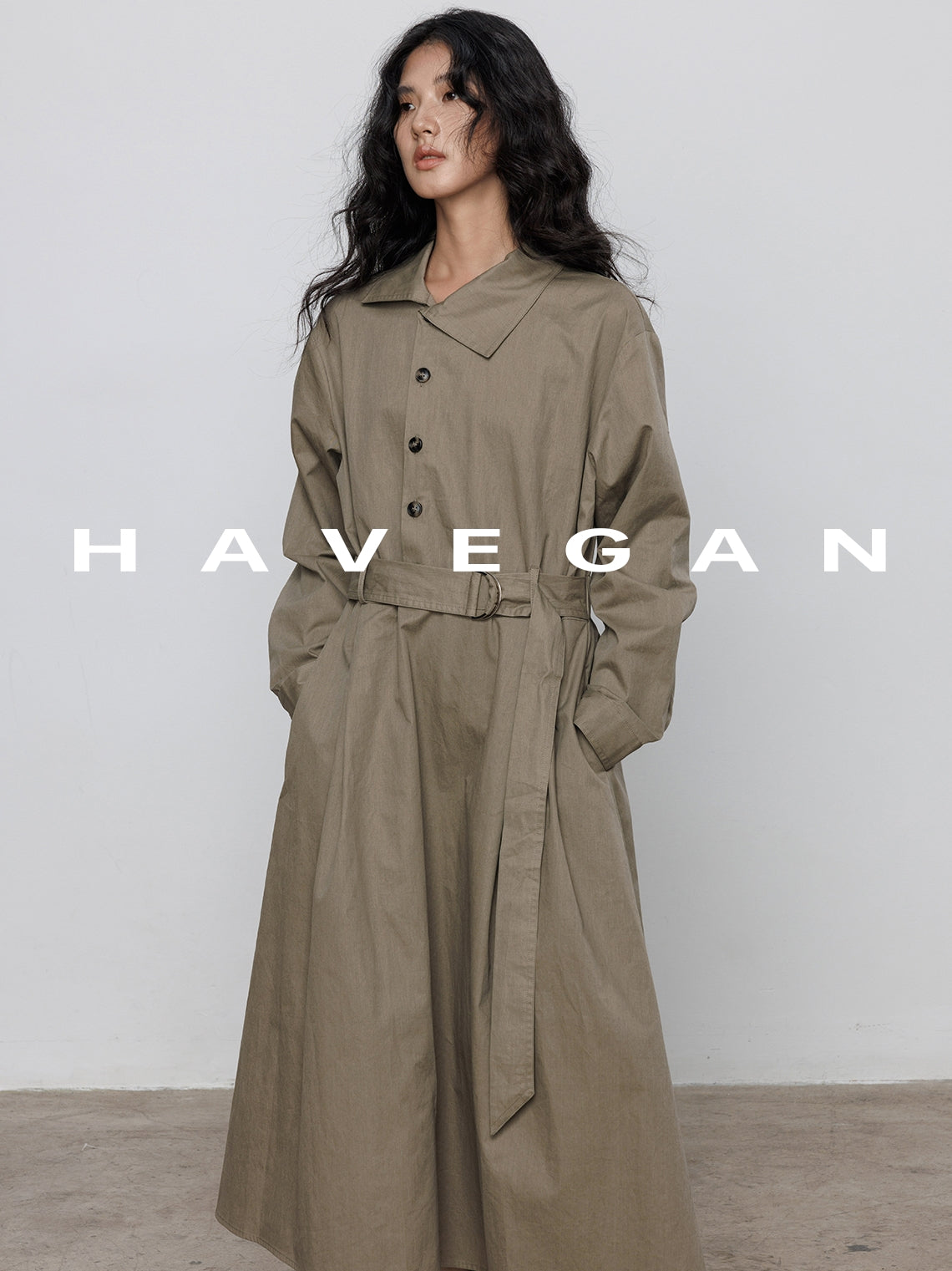 Waist-Belt Shirt Dress_BDHL7712