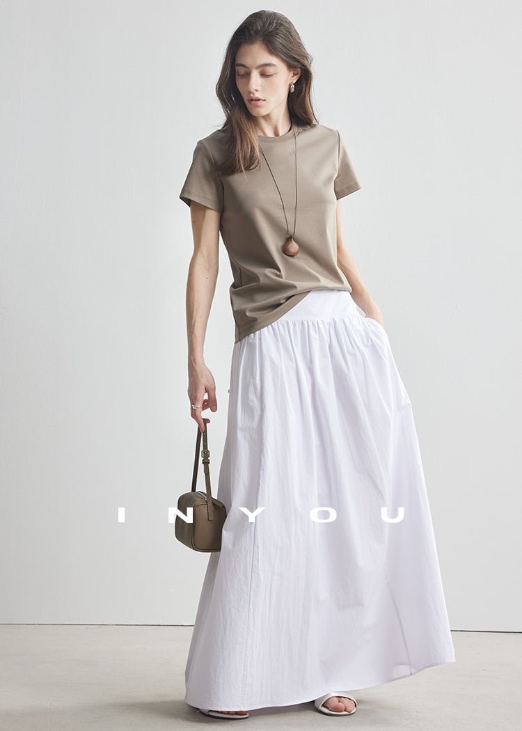 Straight Shoulder T-Shirt_BDHL7179