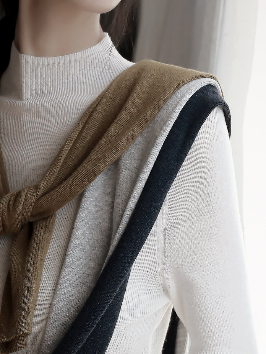 Half-High Neck Slim Tops_BDHL7916