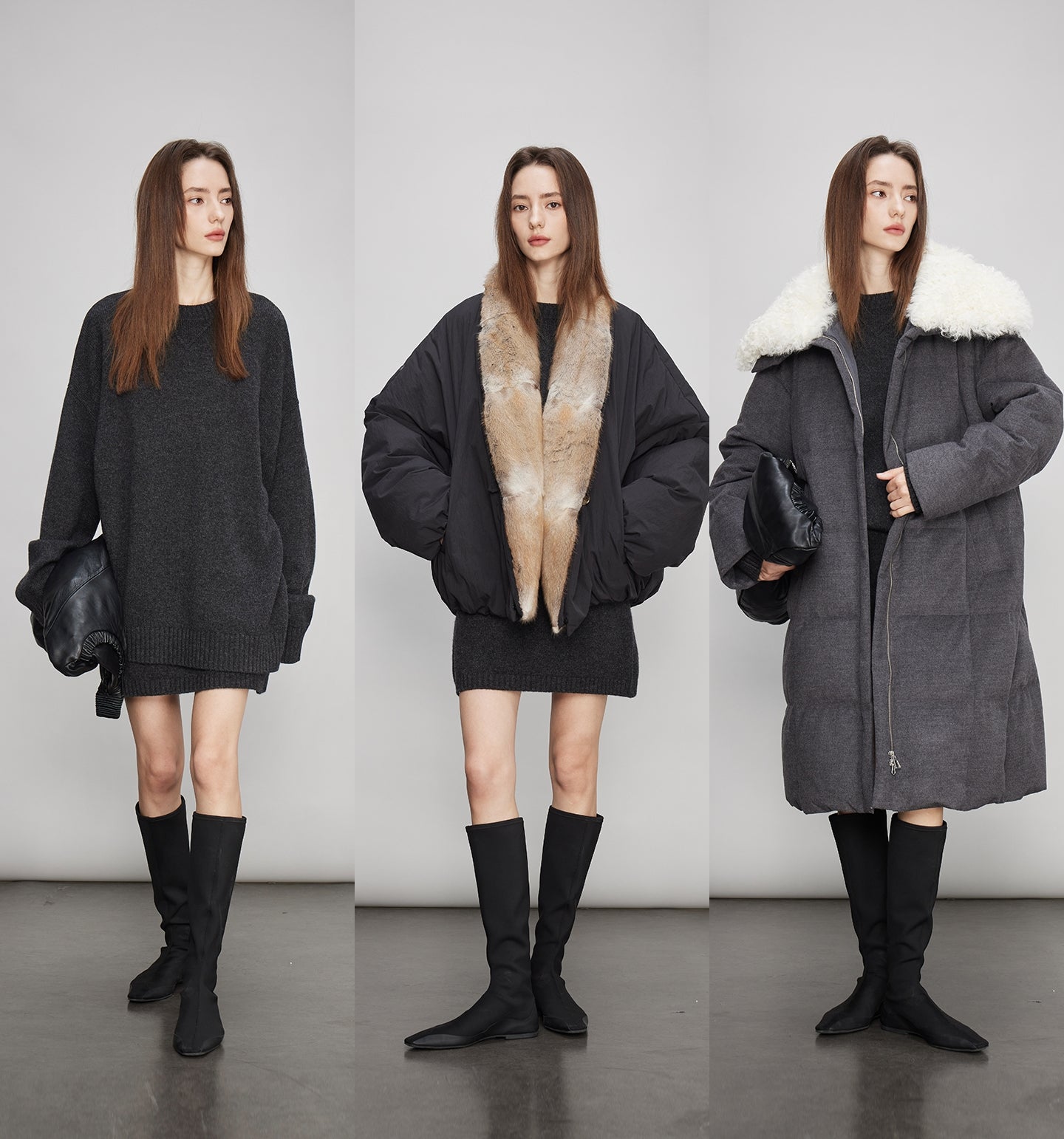 Loose Knit Tops Or Elasticated Waist Skirt_BDHL7994