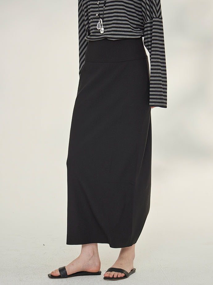 Striped Tops Or Stretch Slim Skirt_BDHL7739