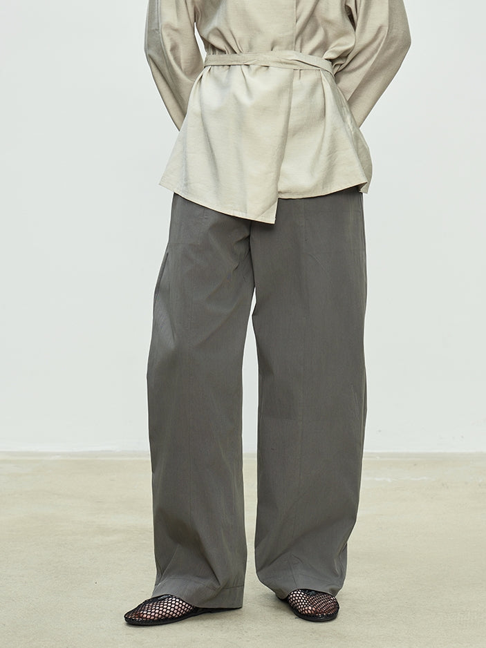 Simple Design Wide Pants_BDHL7103