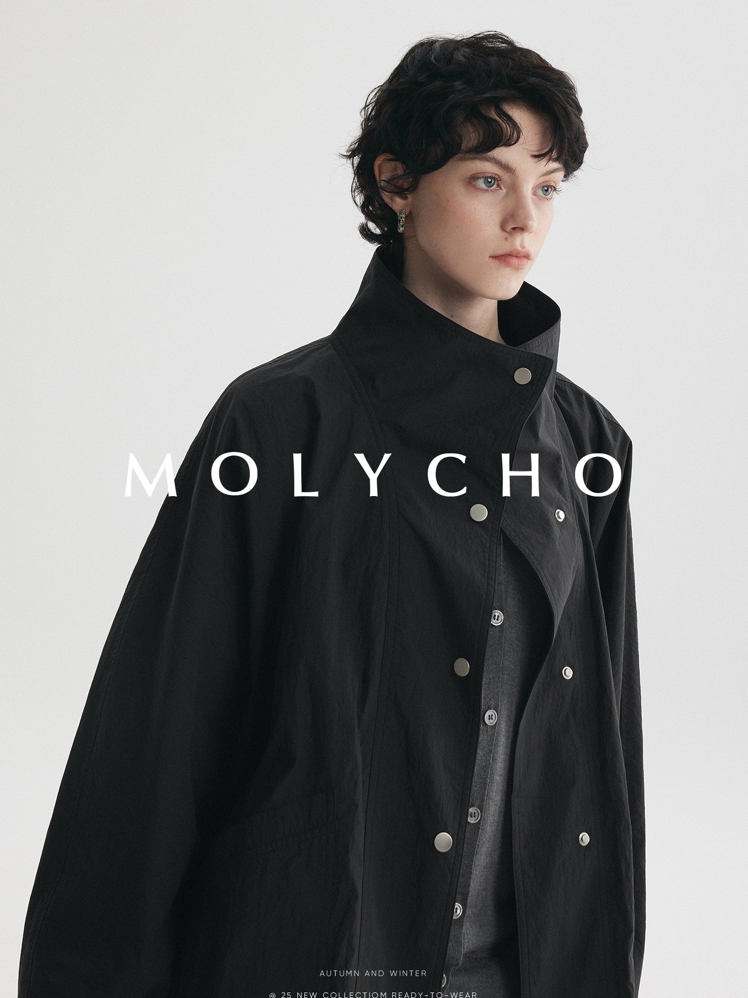 Medium-Length Stand-Collar Jacket_BDHL7724
