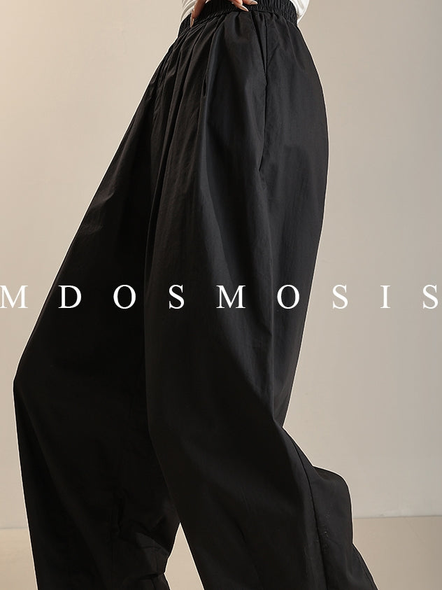Elastic Waist Balloon Pants_BDHL7514