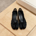 Satin Bow Split-Toe Ballet Shoes_BDHL8368