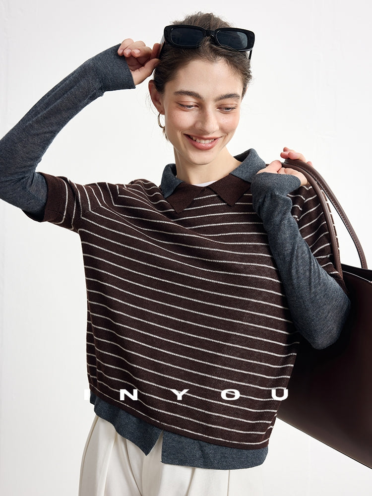 Two-Piece Style Knit Tops_BDHL7748