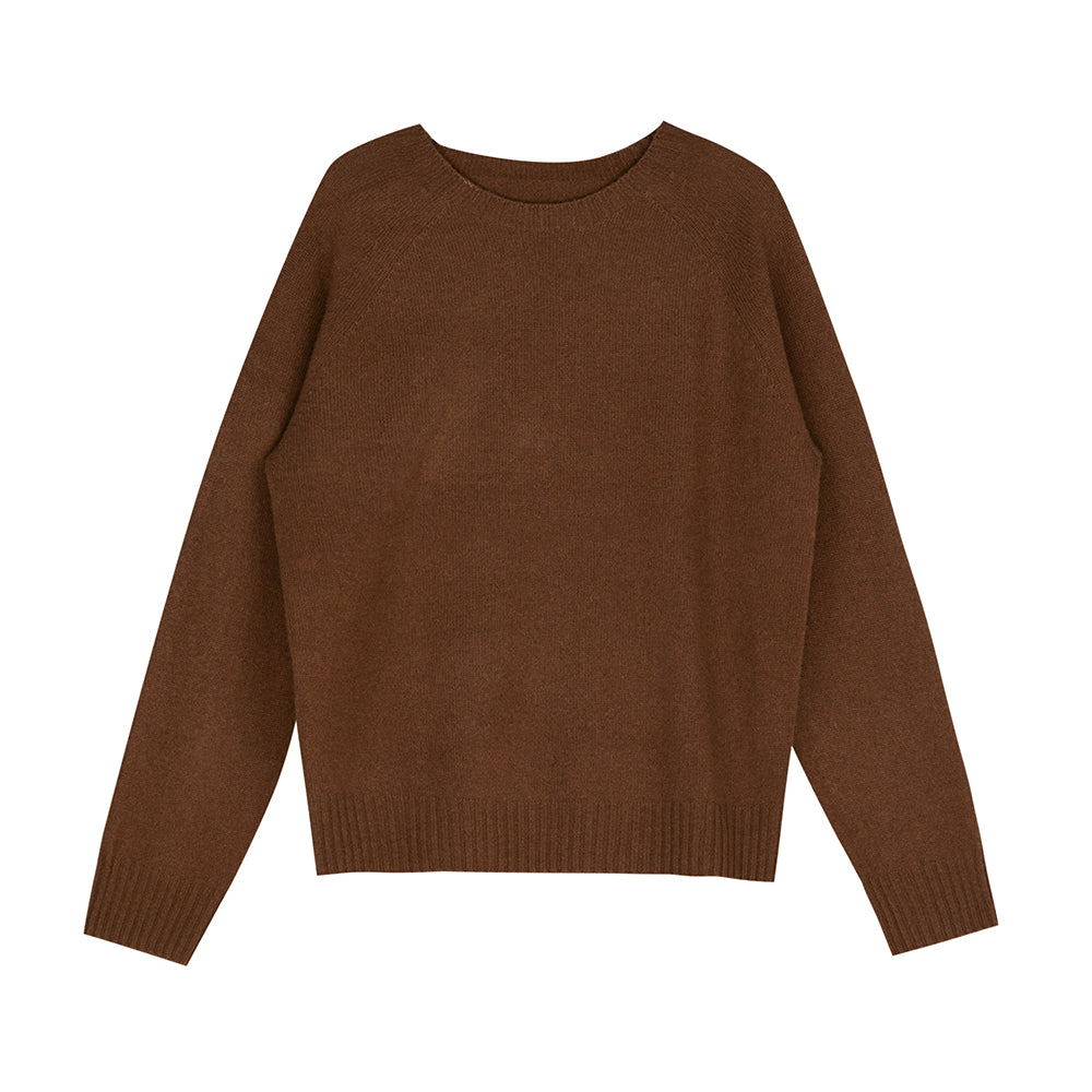 Straight tube loose knit sweater_BDHL5385