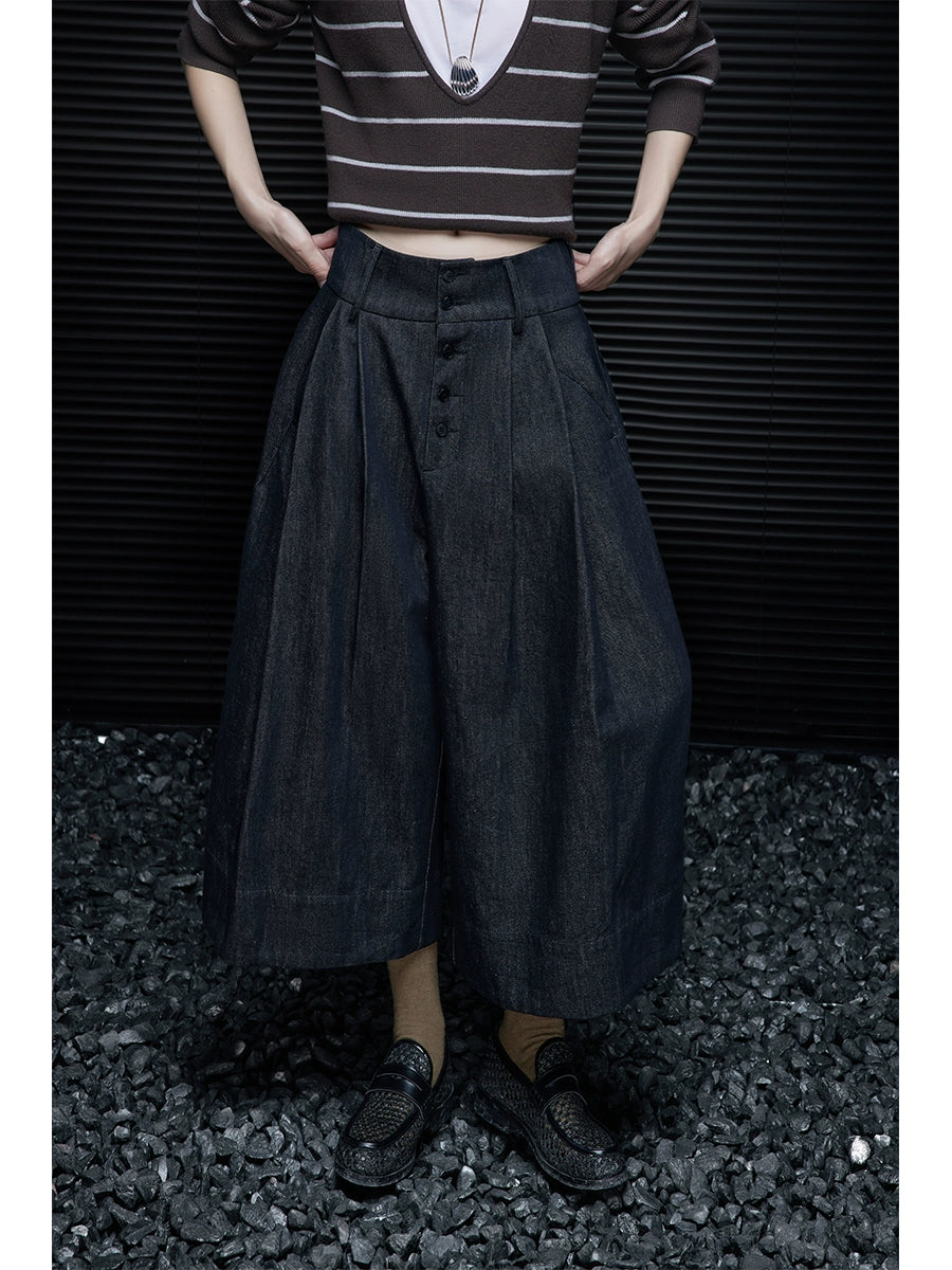 High-Waist Flare Culotte Pants_BDHL7649