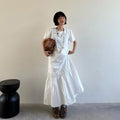Short-Sleeve Collared Maxi Dress_BDHL8286