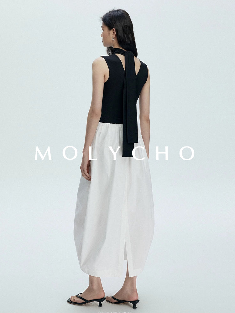Flower Bad Long Skirt_BDHL7386