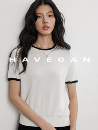 Lightweight Contrast Color Tops_BDHL7401