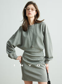 Short Length Sweatshirt Dress_BDHL6939