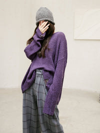 Relaxed Tucked Chequered Pants_BDHL6749