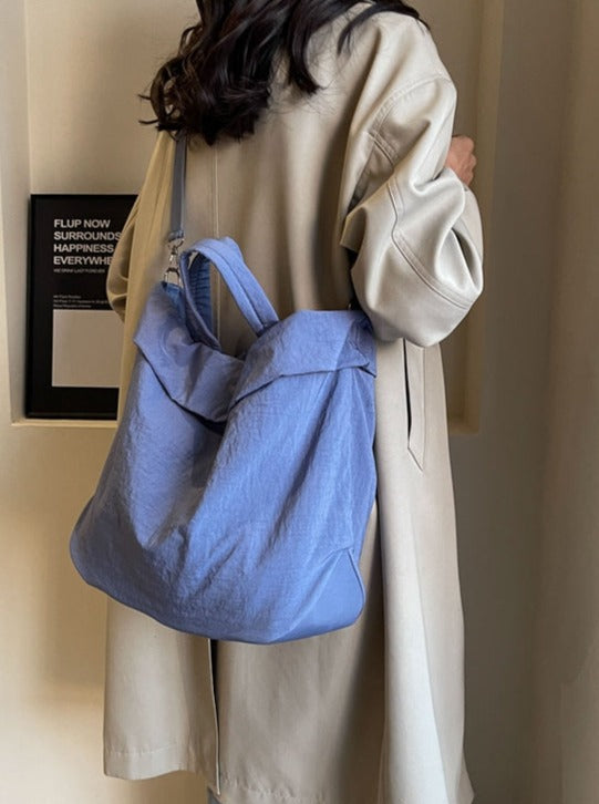 Nylon Shoulder Bucket Bag_BDHL6232