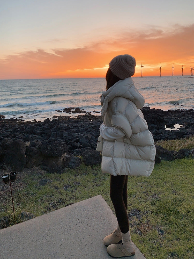 Hooded Down Vest Jacket_BDHL8012