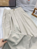 Retro Drape Pleated Pants_BDHL7818