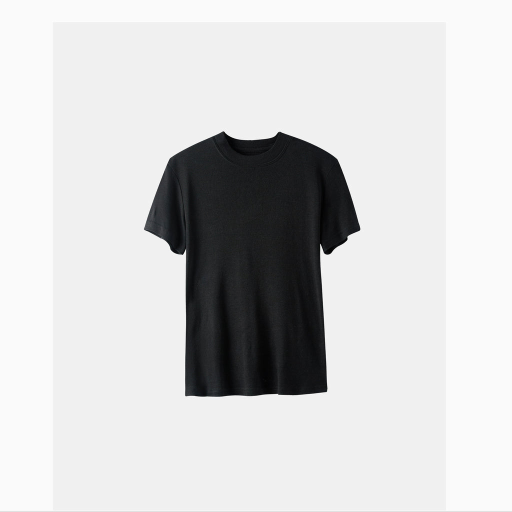 Silk-Blend Slim Crew-Neck Top_BDHL8339