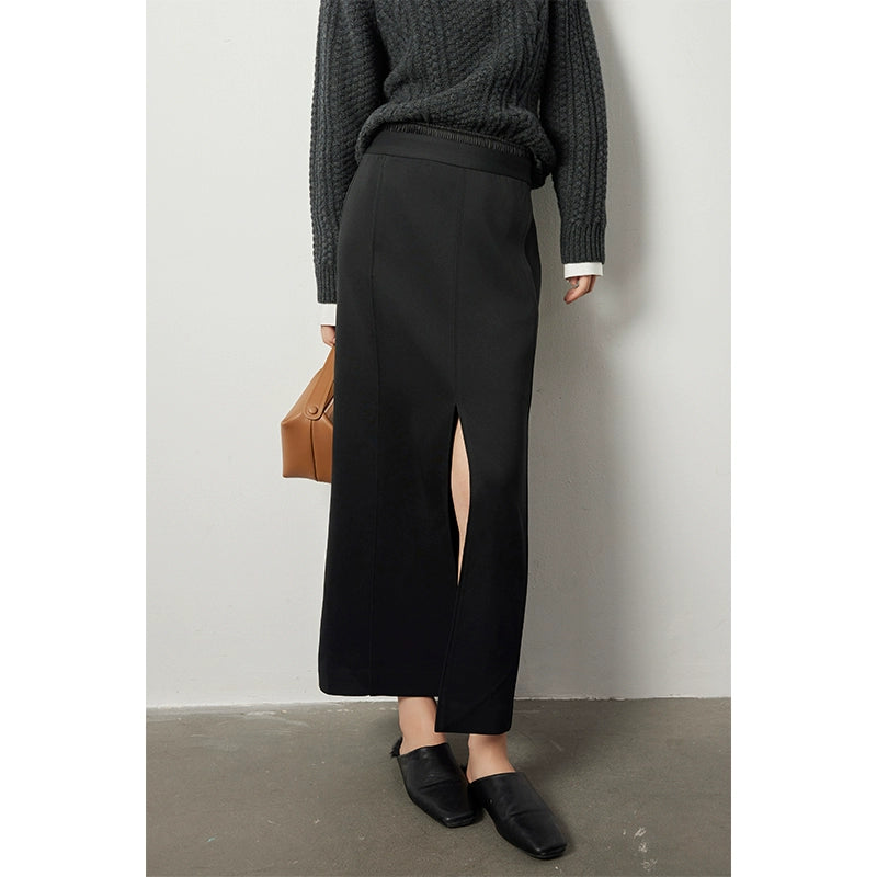 Polo neck top and skirt_BDHL5160