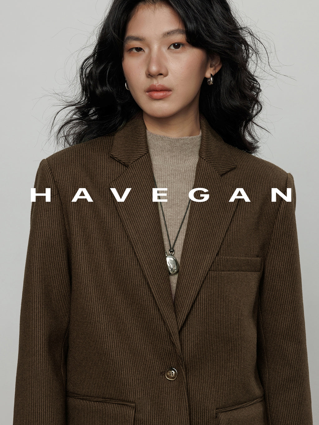 抓絨西裝外套_BDHL7969