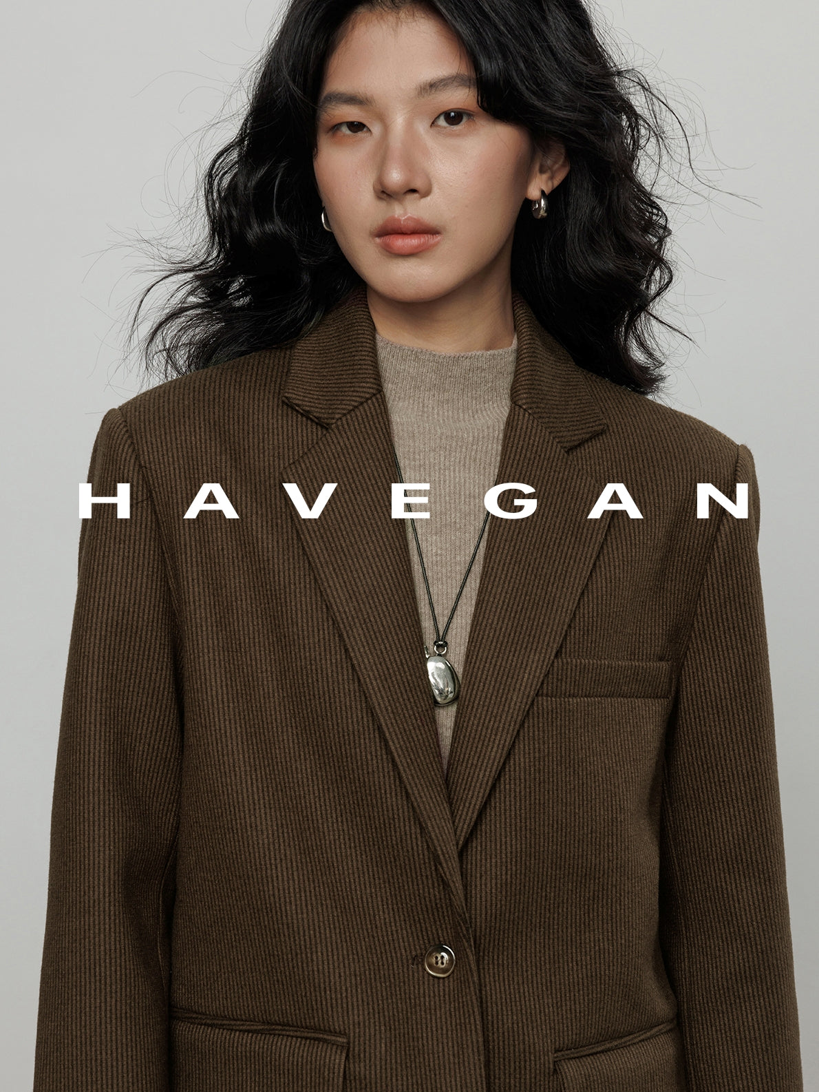 抓絨西裝外套_BDHL7969