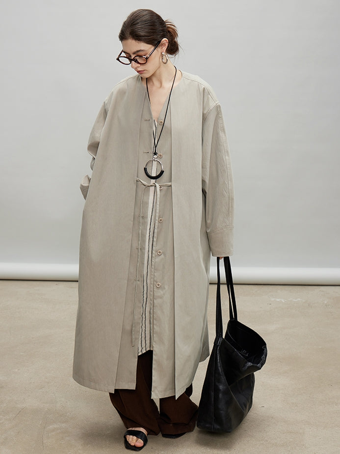 Fake Two-Piece Mid-Length Jacket_BDHL7188