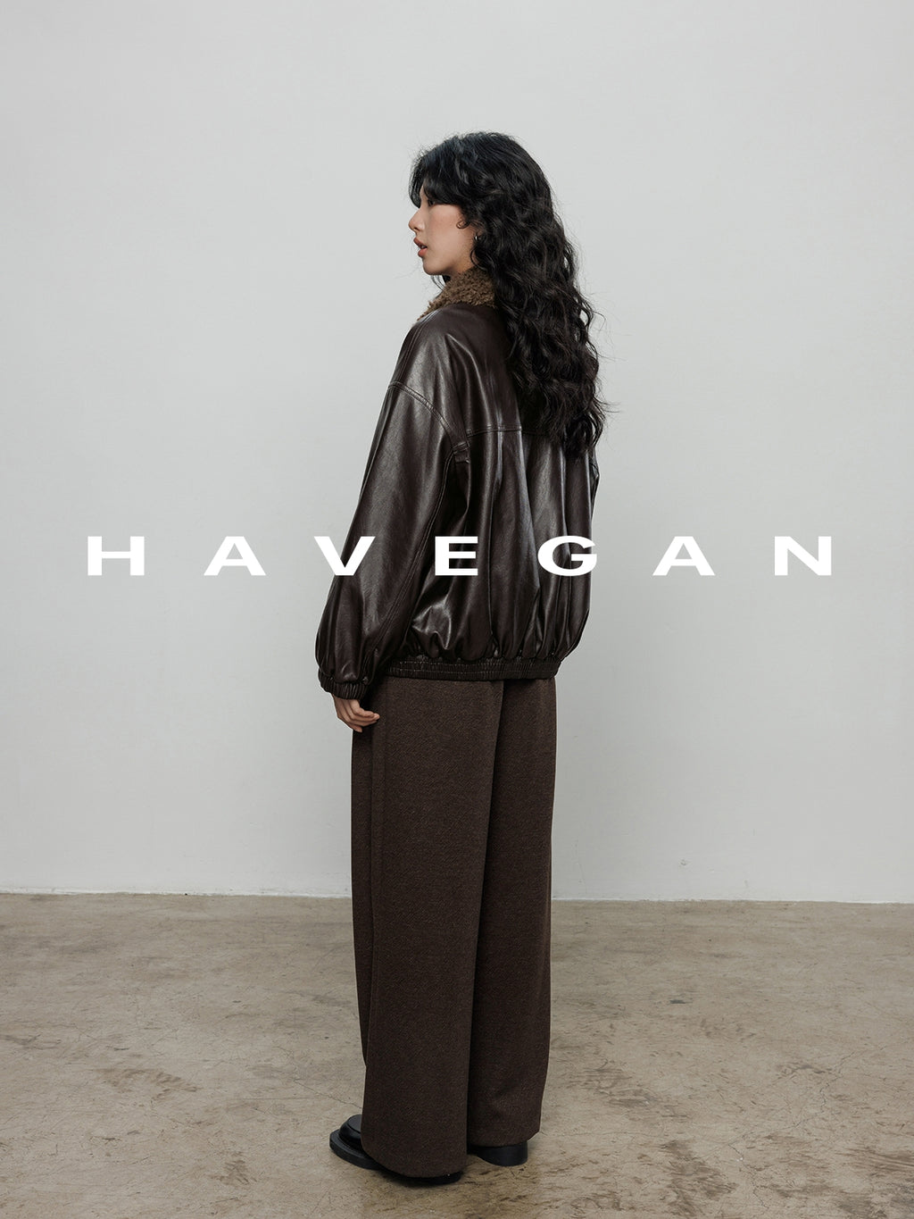 磨毛高腰闊腿褲_BDHL7962