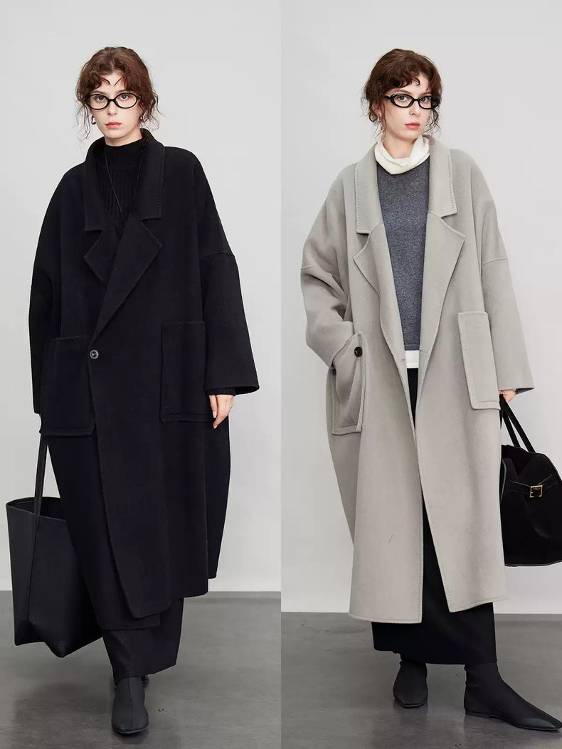 Large Pockets Lazy Long Coat_BDHL6704