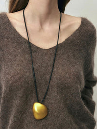Geometric Pendant Necklace Or Pierced earrings_BDHL7443