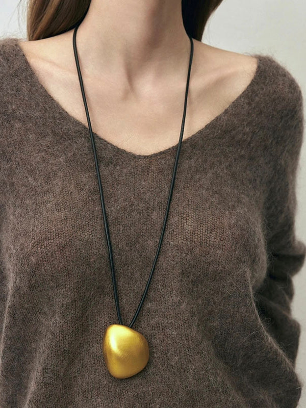 Geometric Pendant Necklace Or Pierced earrings_BDHL7443