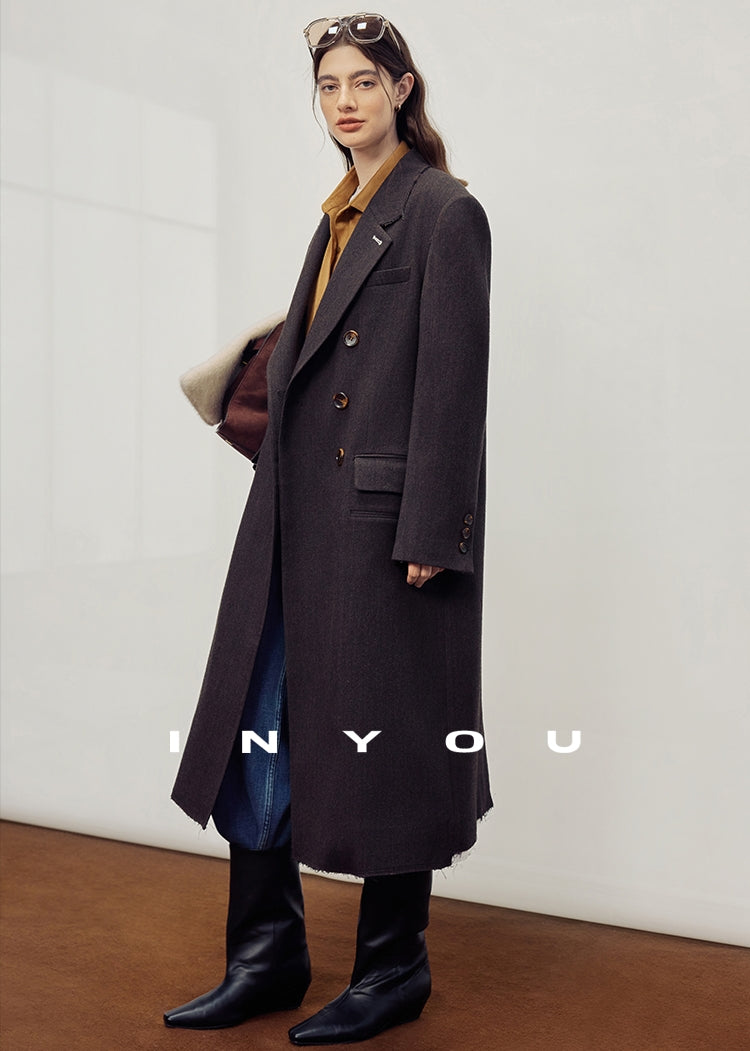 Lapel Collar Mid-Length Coat_BDHL7985