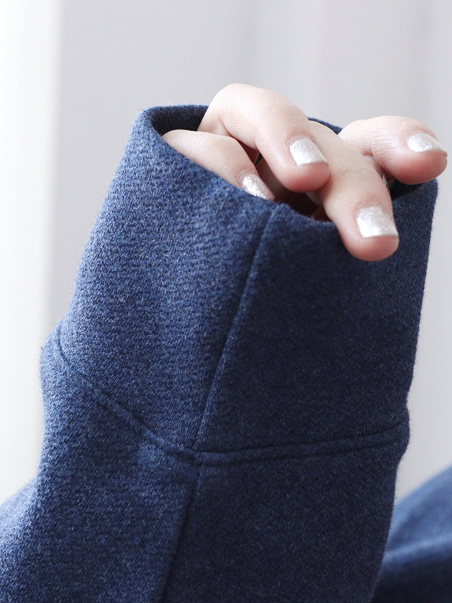 Hem-Cut Design Sweatshirt_BDHL8104