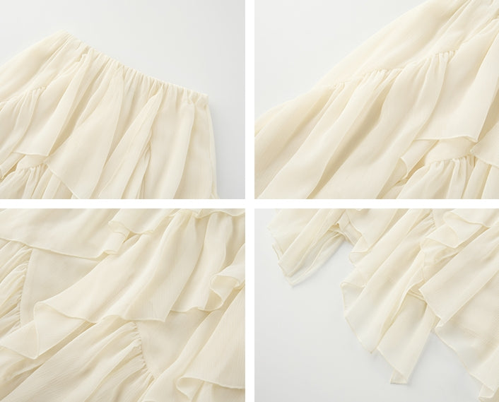 Asymmetrical Tulle Skirt_BDHL7999