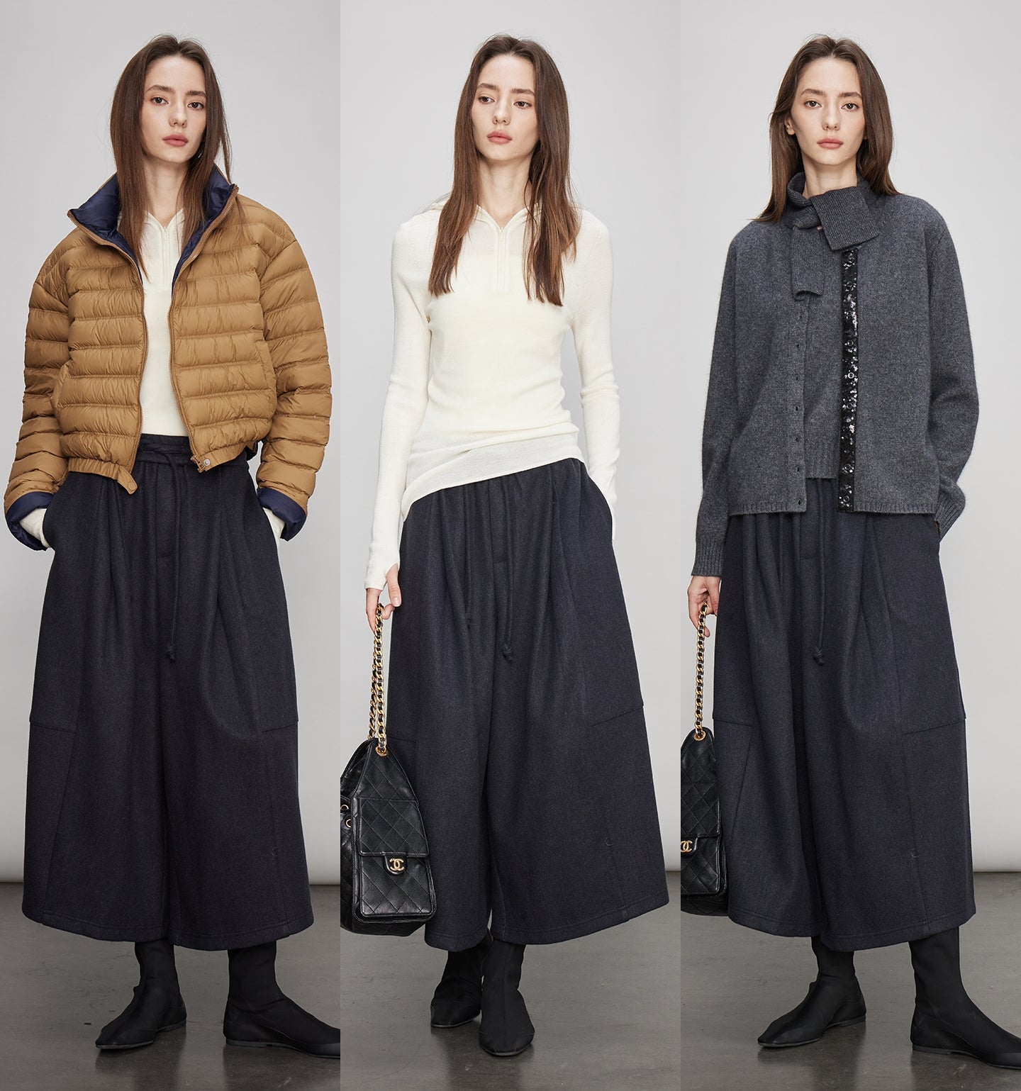 Drape Round Carrot Pants_BDHL7991