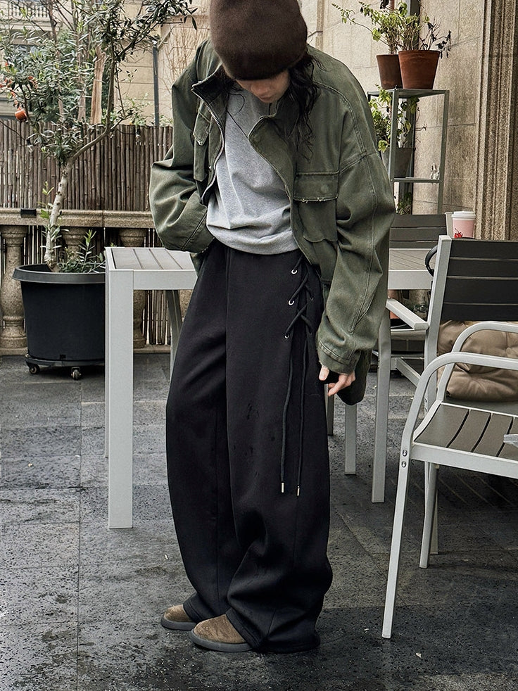 Side-Strap Wide-Leg Pants_BDHL8151