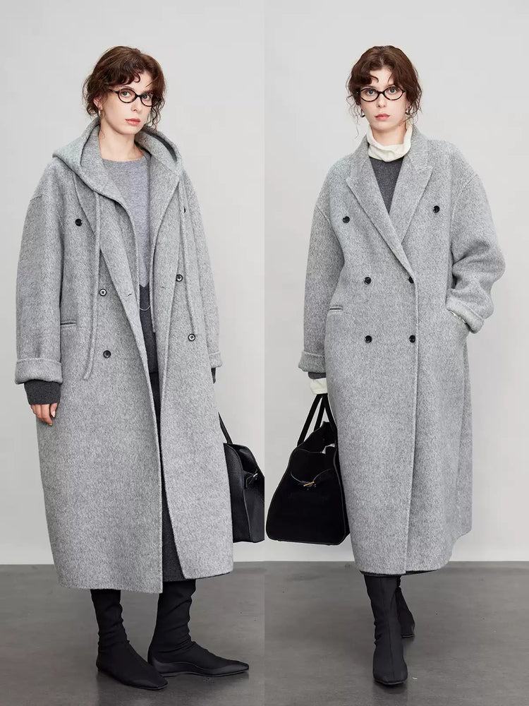 Faux Two-Piece Hooded Long Coat_BDHL6678