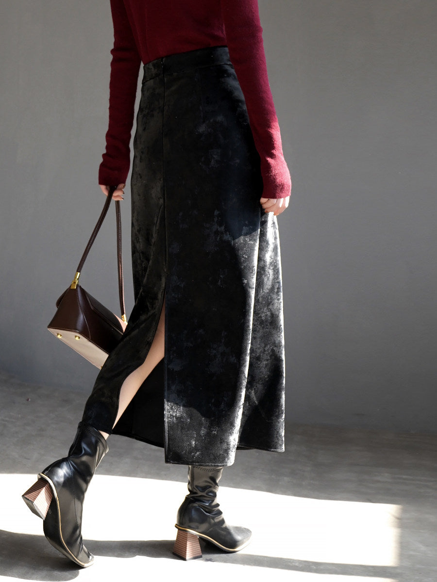 斑駁直筒裙_BDHL8064