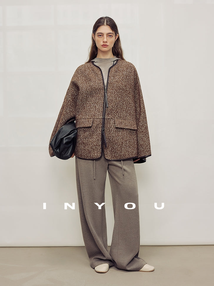 Collarless Cape Coat_BDHL7982