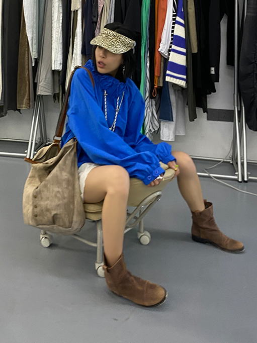 String Collar Short Length Jacket_BDHL7251