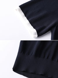 Lightweight Contrast Color Tops_BDHL7401