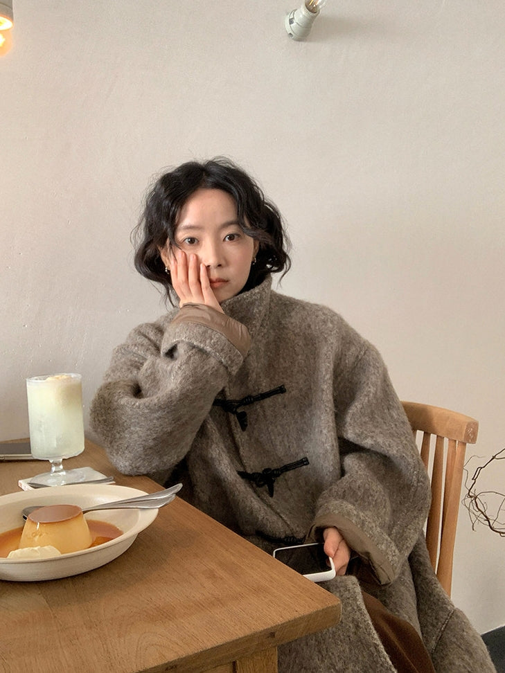 Stand Collar Duffle Coat_BDHL8164